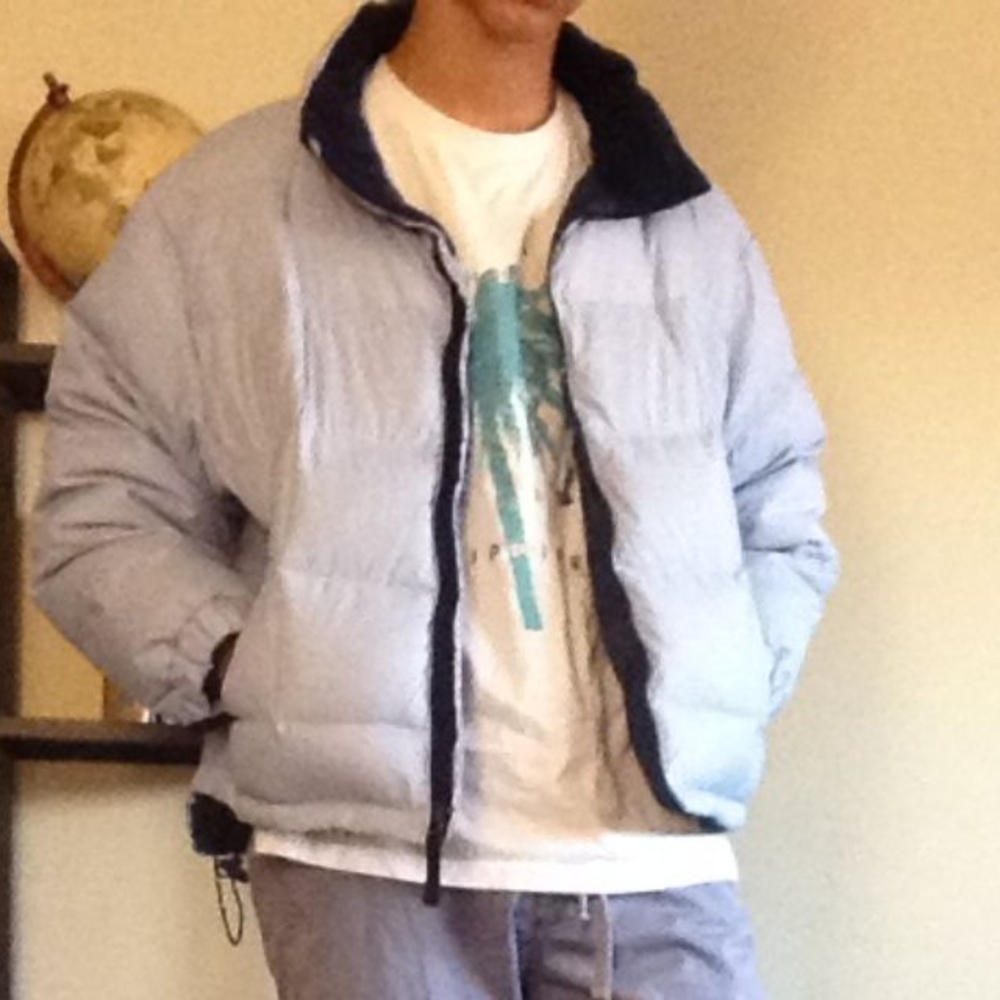 Light blue puffer